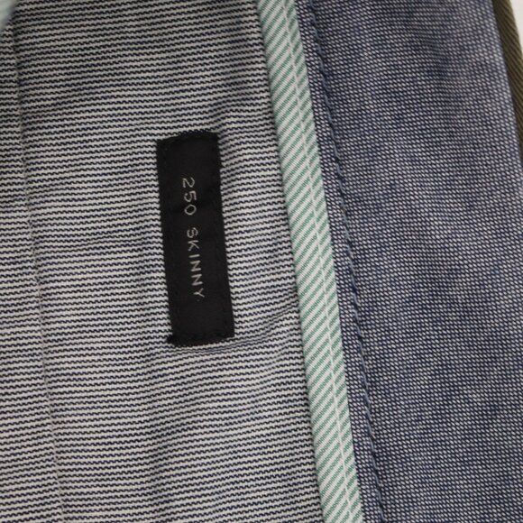 NEW J CREW Pants Mens 31 Chino Stretch 250 Skinny Flat Front Mid Rise green - Picture 12 of 16